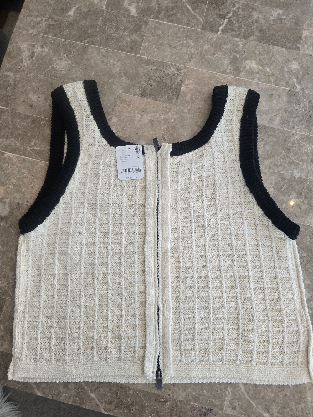 Free People Outback Sweater Vest Size L - Picture 2 of 5